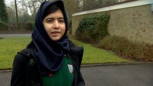 Malala Yousafzai back at school