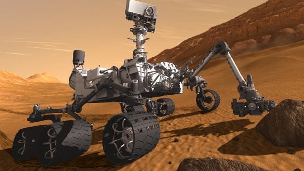 Curiosity Rover on Mars