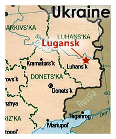 ukraine map_lugansk