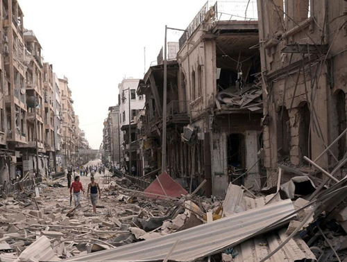 Damaged-Buildings-Syrian-Civil-War