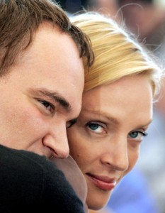 Quentin Tarantino and Uma Thurman