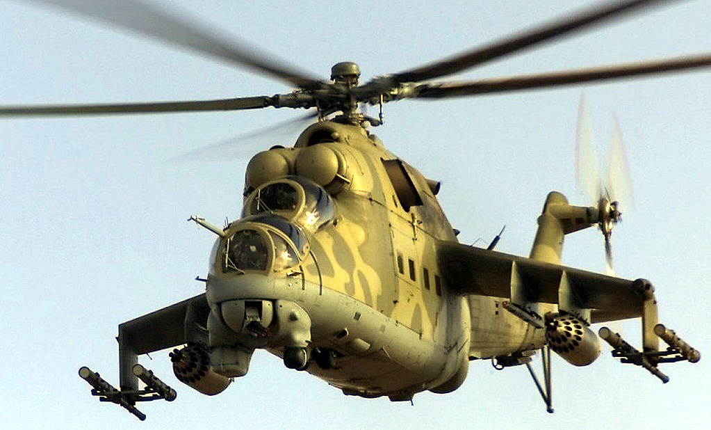 Russian attack heliopters mi-35