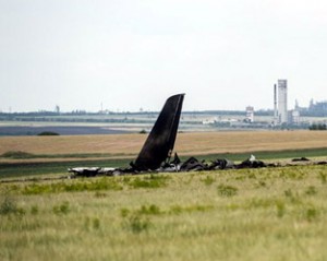 Ukraine military plane shot down