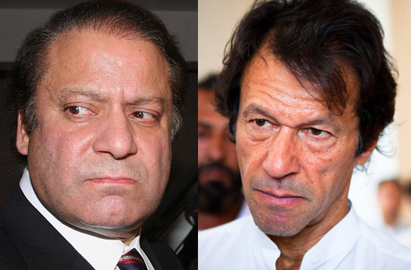 nawaz sharif and imran khan