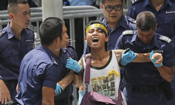 students arrested in hong kong